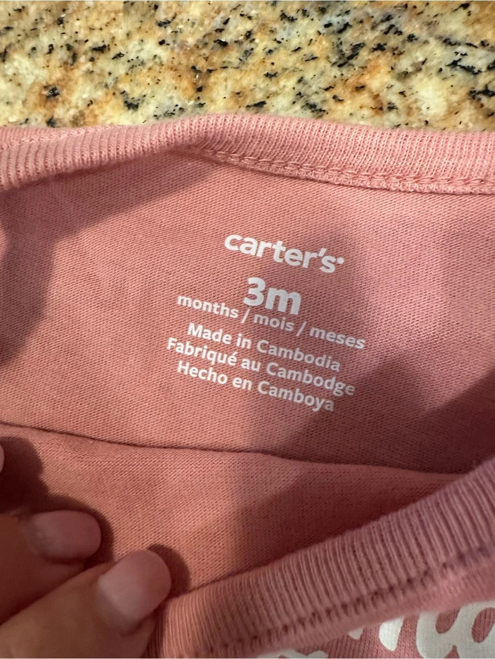 Carter's Pink 'Grandma's Little Cutie' Girls One-Piece